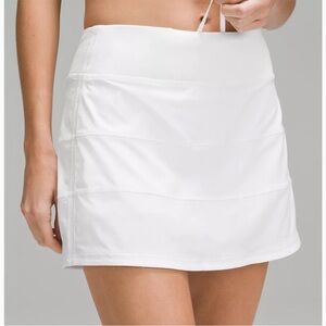 Lululemon white golf skort